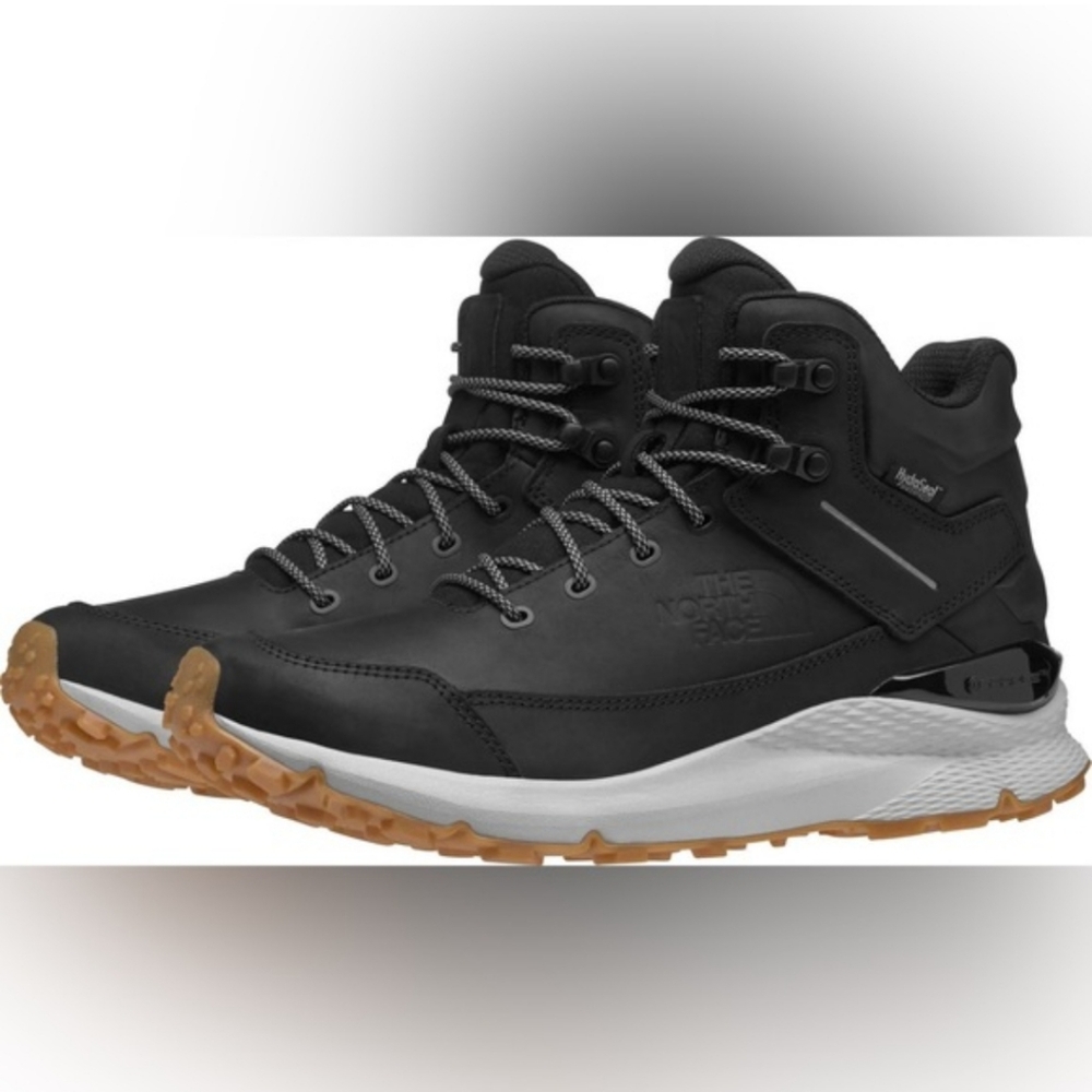 THE NORTH FACE Mens  Black, Waterproof, Val Mid Leather Hiking Boots